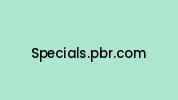 Specials.pbr.com Coupon Codes