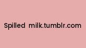 Spilled--milk.tumblr.com Coupon Codes