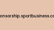 Sponsorship.sportbusiness.com Coupon Codes