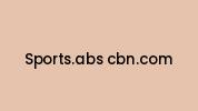 Sports.abs-cbn.com Coupon Codes