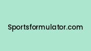 Sportsformulator.com Coupon Codes