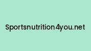 Sportsnutrition4you.net Coupon Codes