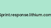 Sprint.response.lithium.com Coupon Codes