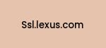 ssl.lexus.com Coupon Codes