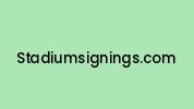 Stadiumsignings.com Coupon Codes