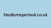 Stadiumsportsuk.co.uk Coupon Codes