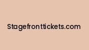 Stagefronttickets.com Coupon Codes