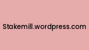Stakemill.wordpress.com Coupon Codes