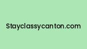 Stayclassycanton.com Coupon Codes