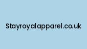 Stayroyalapparel.co.uk Coupon Codes