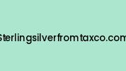 Sterlingsilverfromtaxco.com Coupon Codes