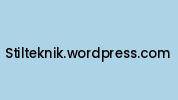 Stilteknik.wordpress.com Coupon Codes