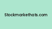 Stockmarkethats.com Coupon Codes