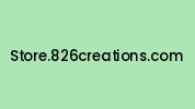 Store.826creations.com Coupon Codes