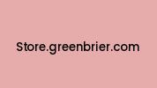 Store.greenbrier.com Coupon Codes