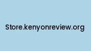 Store.kenyonreview.org Coupon Codes