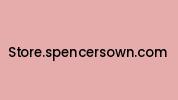 Store.spencersown.com Coupon Codes