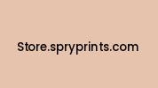 Store.spryprints.com Coupon Codes