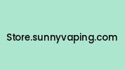 Store.sunnyvaping.com Coupon Codes