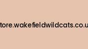 Store.wakefieldwildcats.co.uk Coupon Codes