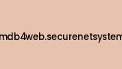 Streamdb4web.securenetsystems.net Coupon Codes
