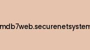 Streamdb7web.securenetsystems.net Coupon Codes