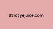 Strictlyejuice.com Coupon Codes