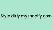 Style-dirty.myshopify.com Coupon Codes
