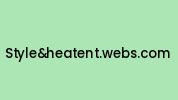 Styleandheatent.webs.com Coupon Codes