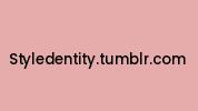 Styledentity.tumblr.com Coupon Codes