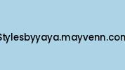 Stylesbyyaya.mayvenn.com Coupon Codes