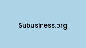 Subusiness.org Coupon Codes