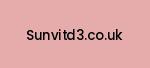 sunvitd3.co.uk Coupon Codes