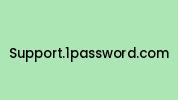 Support.1password.com Coupon Codes