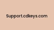 Support.cdkeys.com Coupon Codes