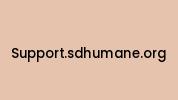 Support.sdhumane.org Coupon Codes