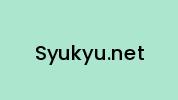 Syukyu.net Coupon Codes