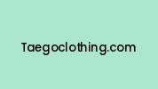 Taegoclothing.com Coupon Codes