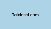 Taicloset.com Coupon Codes