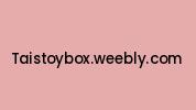 Taistoybox.weebly.com Coupon Codes