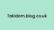 Takidom.blog.co.uk Coupon Codes