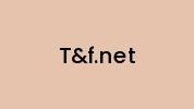 Tandf.net Coupon Codes