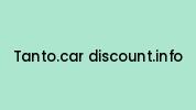 Tanto.car-discount.info Coupon Codes