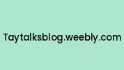 Taytalksblog.weebly.com Coupon Codes