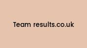 Team-results.co.uk Coupon Codes