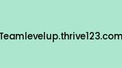 Teamlevelup.thrive123.com Coupon Codes