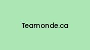Teamonde.ca Coupon Codes