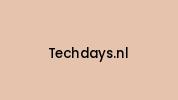 Techdays.nl Coupon Codes