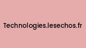 Technologies.lesechos.fr Coupon Codes