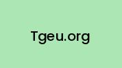 Tgeu.org Coupon Codes